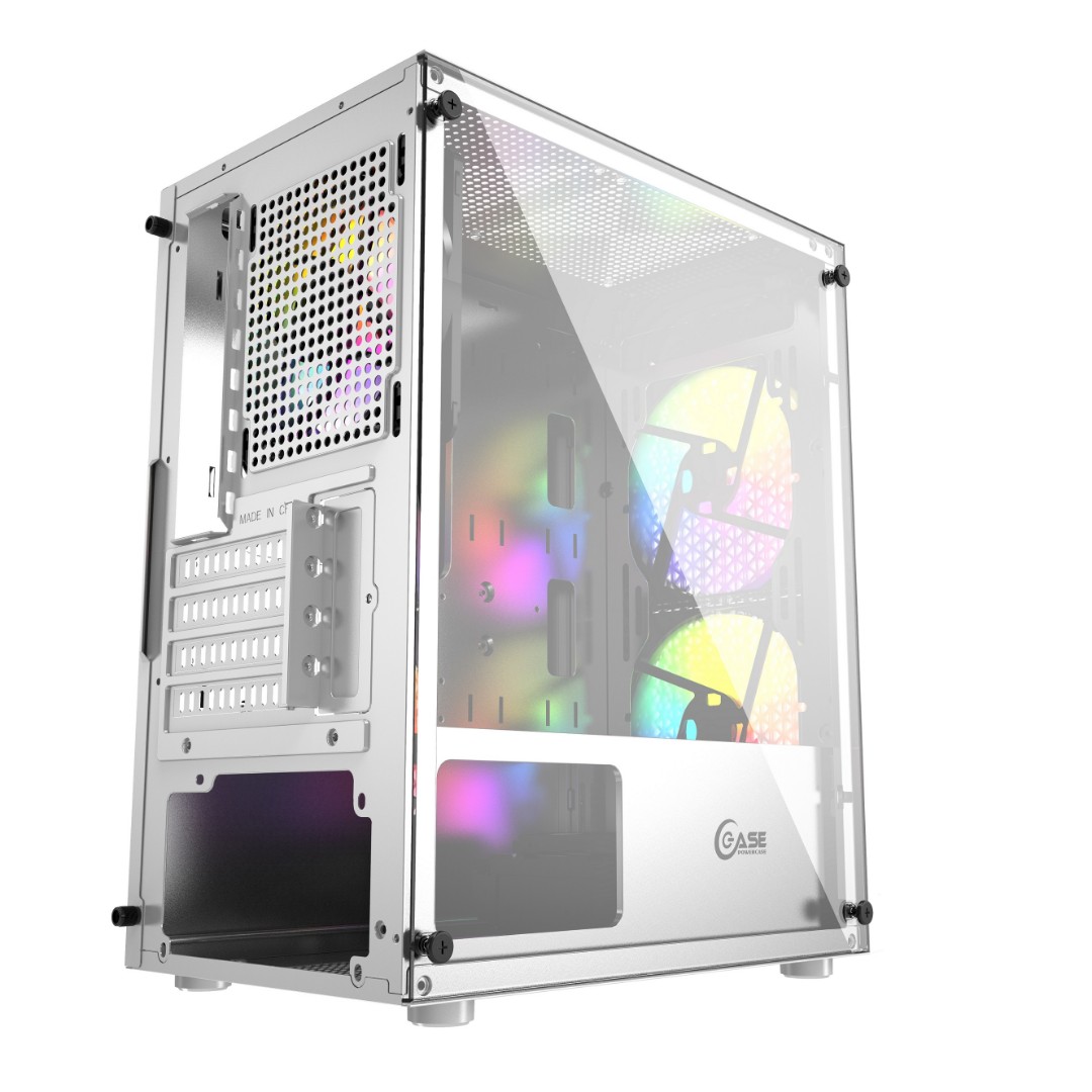 Компьютерный корпус Powercase Mistral Micro Z3W MESH LED CMIMZW-L3 ...
