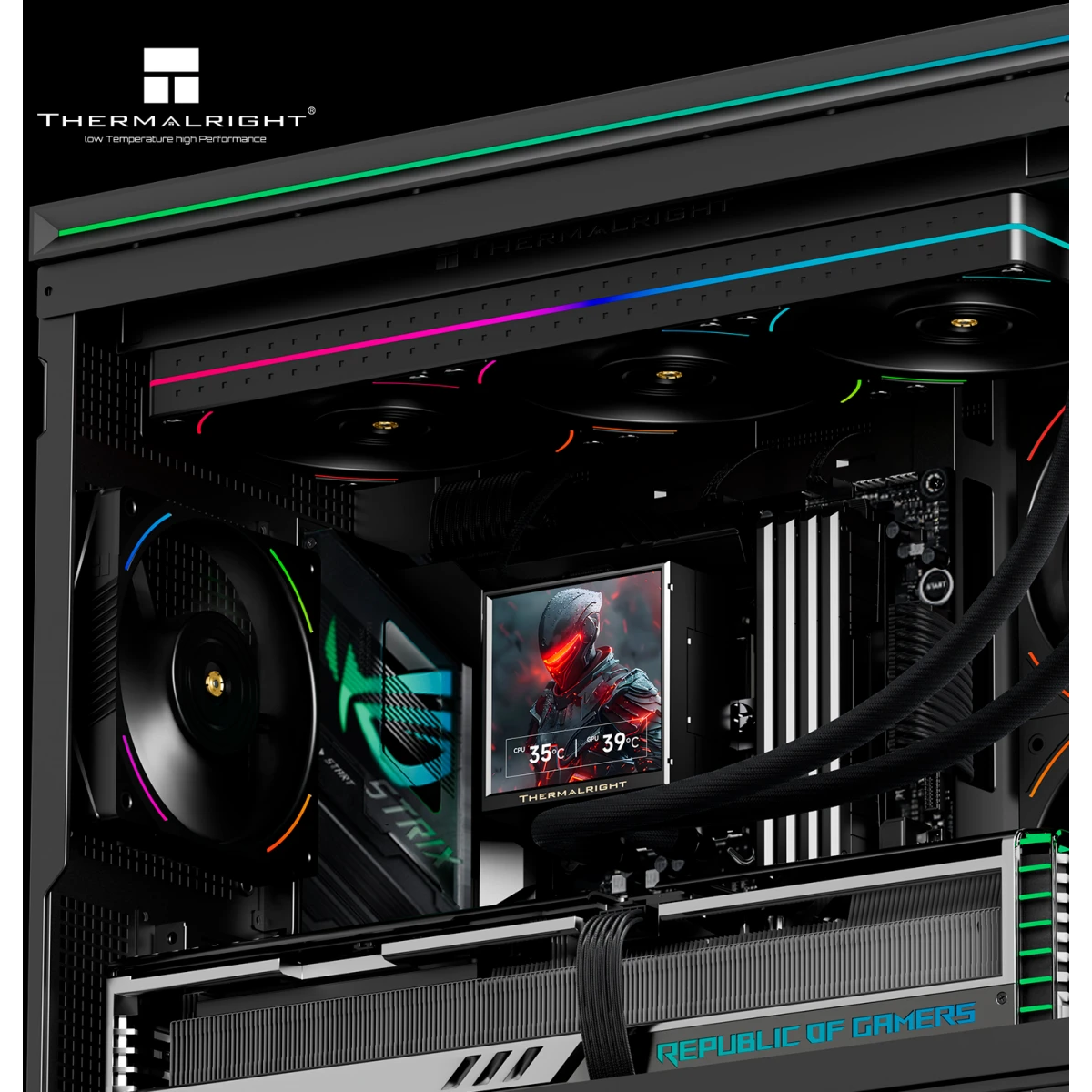 Система жидкостного охлаждения для процессора Thermalright Peerless Vision 360 UB ARGB Black (TRPV360UBAB)