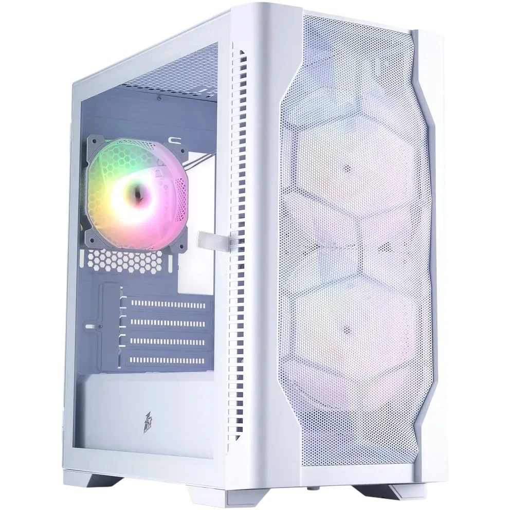 Компьютерный корпус 1STPLAYER DK D4-M ARGB White (D4-M-WH-2F7-14-W-1F7-W) купить по выгодной цене! 