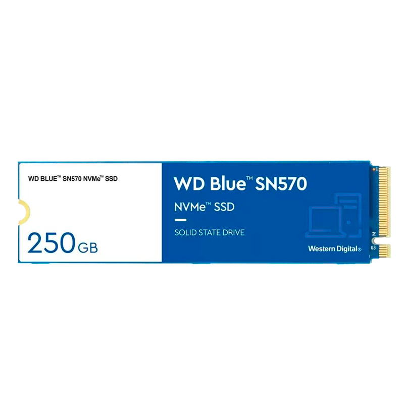 Твердотельный накопитель SSD 250 ГБ M.2 NVMe Western Digital (WDS250G3B0C)