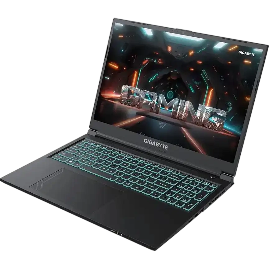 Ноутбук Gigabyte G6 MF (Intel Core i7-12650H/16"/IPS/1920x1200/165Hz/16Gb/512Gb SSD/RTX4050 6Gb/NoOS) Black MF-G2KZ853SD