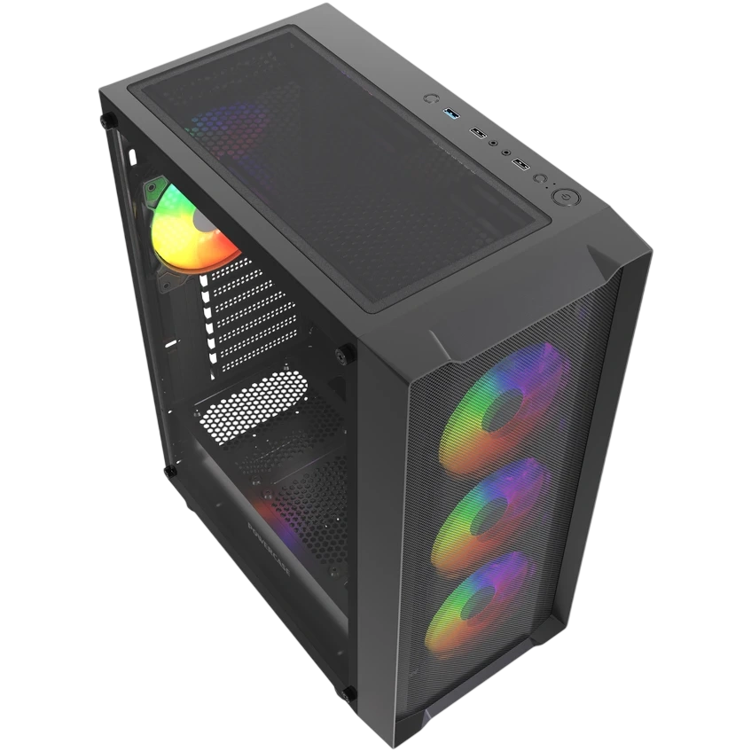 Компьютерный корпус Powercase Mistral EA19 TG ARGB Black (CMAEA19-A4)