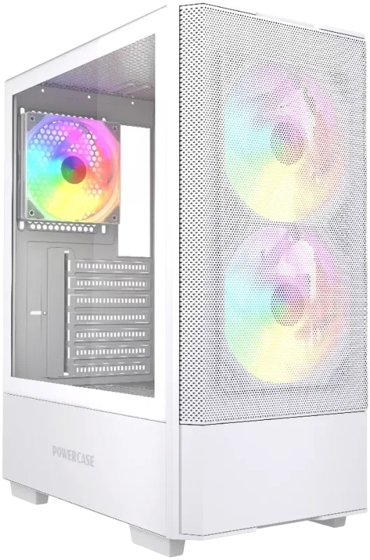 Компьютерный корпус Powercase Mistral AY3W ARGB TG White (CMAYW-A3) купить по выгодной цене! 