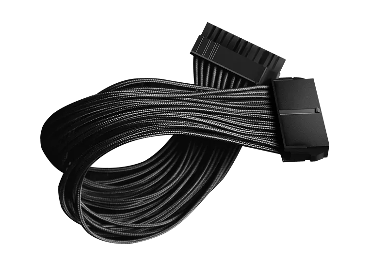 Кабель-удлинитель для питания материнcкой платы Deepcool EC300-24P-BK (моддинг, 24pin, черный, 300мм) купить по выгодной цене! 