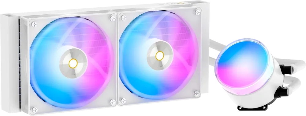 Система водяного охлаждения Ocypus 240mm  Delta L24 WH ARGB White купить по выгодной цене! 
