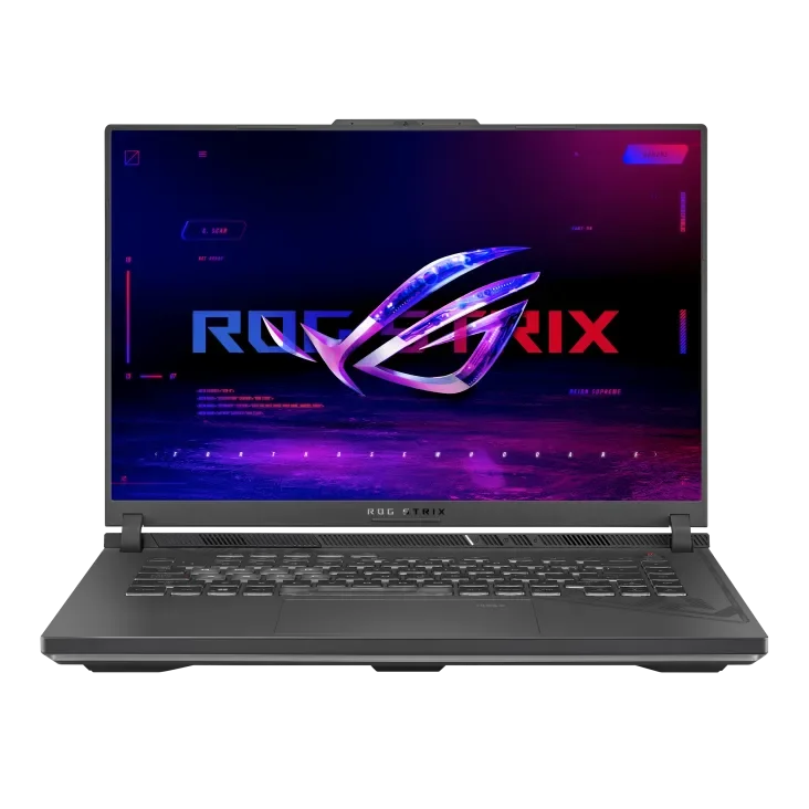 Ноутбук Asus ROG Strix G16 G614PP-WH94 (AMD Ryzen 9 8940HX/16" 1920x1200/16Gb/1Tb SSD/NVIDIA GeForce RTX 5070 8Gb/Win 11 Home) Gray - фото