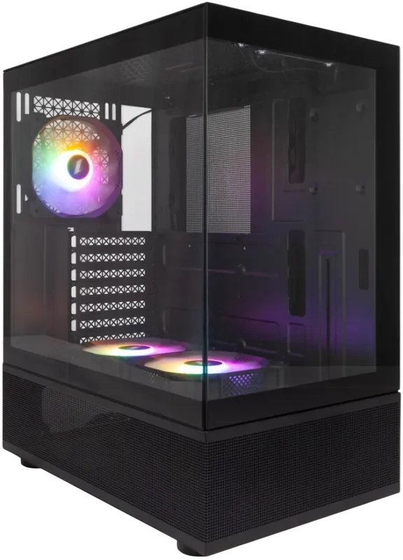 Компьютерный корпус 1STPLAYER MIKU Mi7-A LED TG Black (Mi7-A-BK-2F1R-1F1) купить по выгодной цене! 