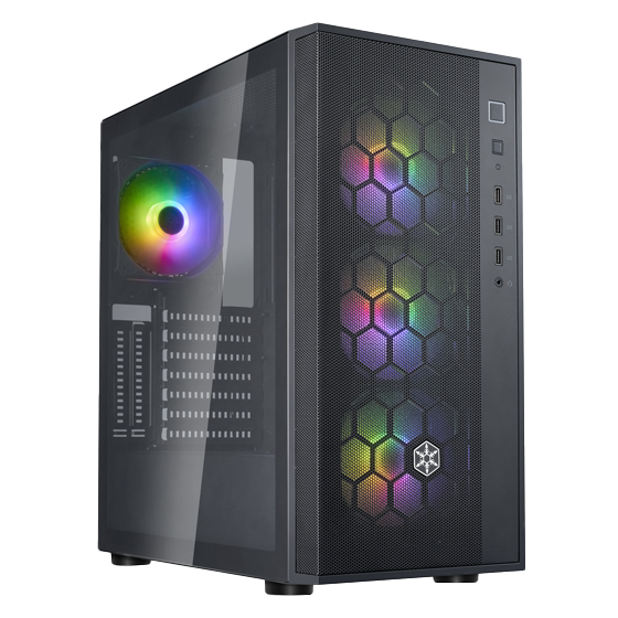 Miditower SilverStone FARA R1 PRO V2 <SST-FAR1W-PRO-V2> White ATX без БП, с окном