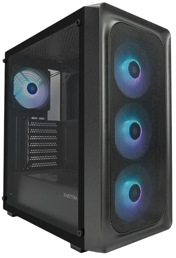 Компьютерный корпус XASTRA A407 4ARGB TG Black (A407-4FC12A) купить по выгодной цене! 
