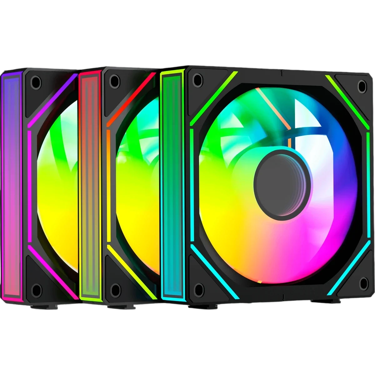 Gamma-F12-BK3AM00U-GL - Вентилятор для корпуса Ocypus Gamma F12 UNI BK ARGB 3-IN-1 3x(123x120x25mm) 800-1800RPM 53CFM Черный все наши цены всегда включают НДС