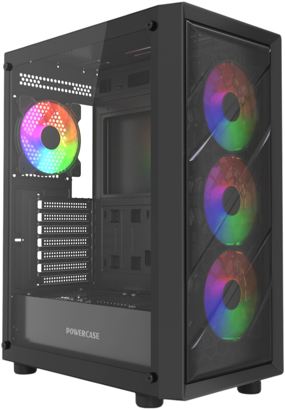 Компьютерный корпус Powercase Mistral EA21 TG FRGB Black (CMAEA21-L4) купить по выгодной цене! 