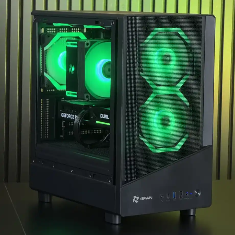 Игровой компьютер 995475 (Core i5-14400 2.5 ГГц/Intel B760/32 ГБ DDR4 3.2 ГГц/512 ГБSSD /RTX 5060 Ti 16 ГБ/Wi-Fi/650W/4FAN Indigon ARGB)