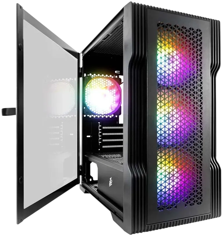 Компьютерный корпус 1STPLAYER TRILOBITE T3 ARGB Black (FP_T3-BK-4F2(AP)) купить по выгодной цене! 