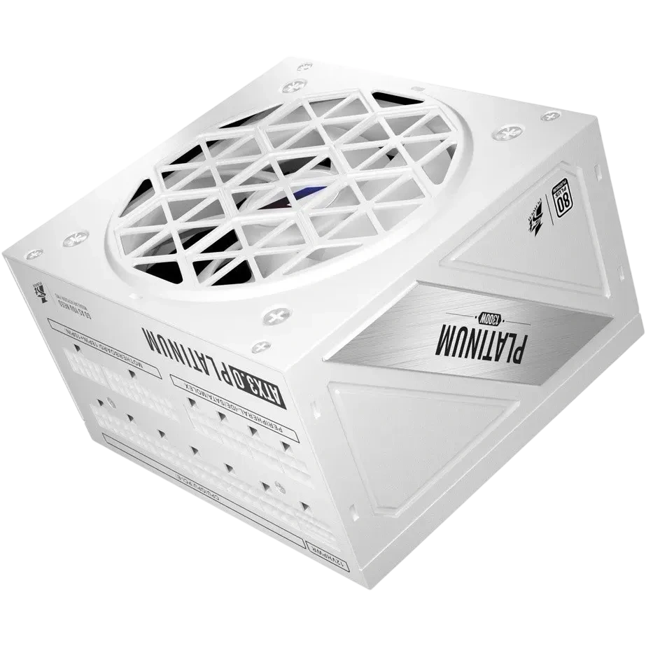 Блок питания 1300W 1STPLAYER NGDP Platinum White HA-1300BA3-WH 16 Pin (PCIe 5.0 Connector Cable Details)