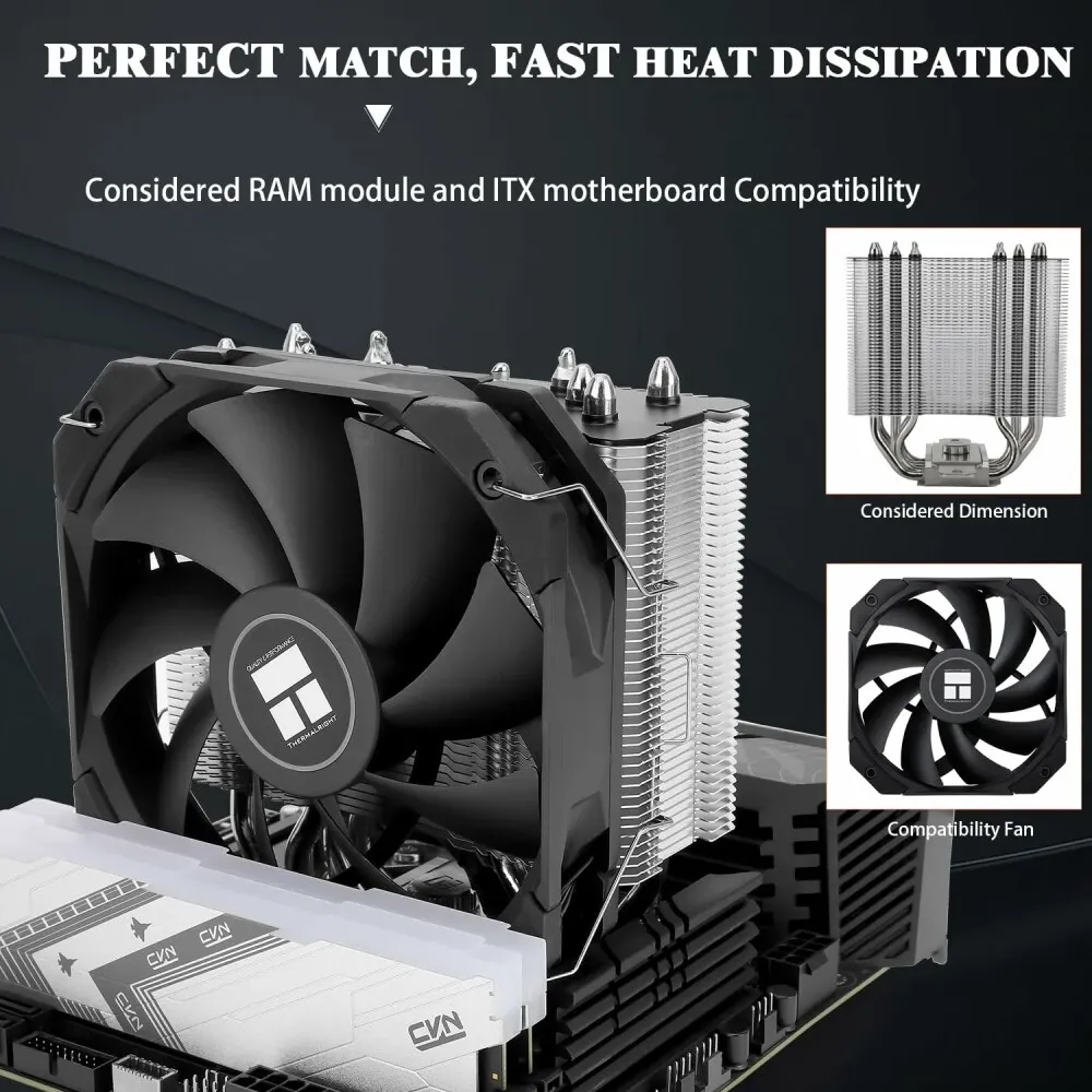 Кулер для процессора Thermalright Assassin King 120 MINI V2 (TRAK120MV2)