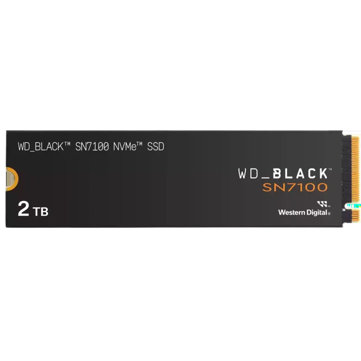 Твердотельный накопитель Western Digital Black SSD SN7100 M2.2280 PCIe 4.0 2Tb, 7250MBs/6900MBs, TBW 1200, WDS200T4X0E, 1 year
