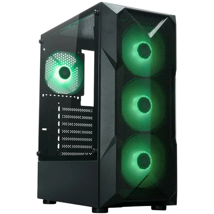 Компьютерный корпус XASTRA A304 4ARGB-C6 TG Black (A304-4FC12A-C6) купить по выгодной цене! 