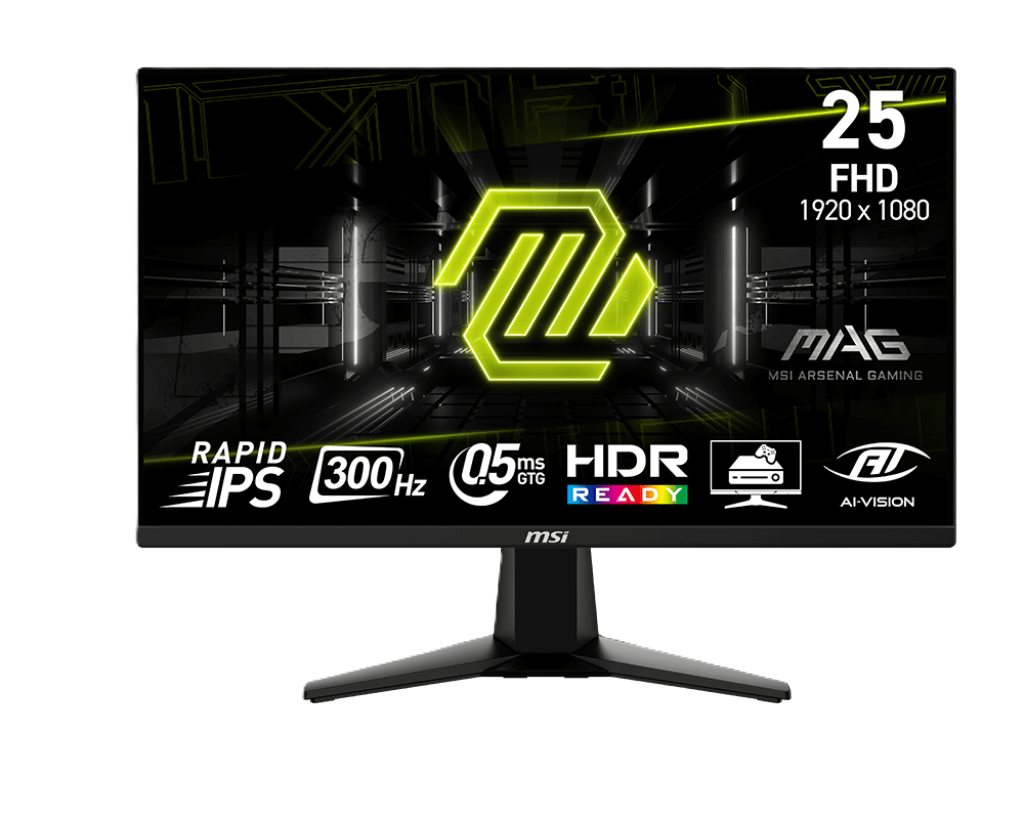 Монитор MSI MAG 255XF черный 24.5", 1920x1080 300 Гц, IPS