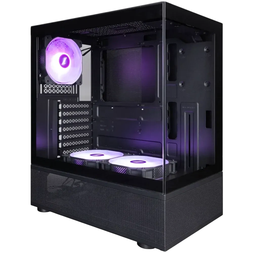 Компьютерный корпус 1STPLAYER MIKU Mi7-A ARGB Black (Mi7-A-BK-2F2R(AP)-1F2(AP)) купить по выгодной цене! 