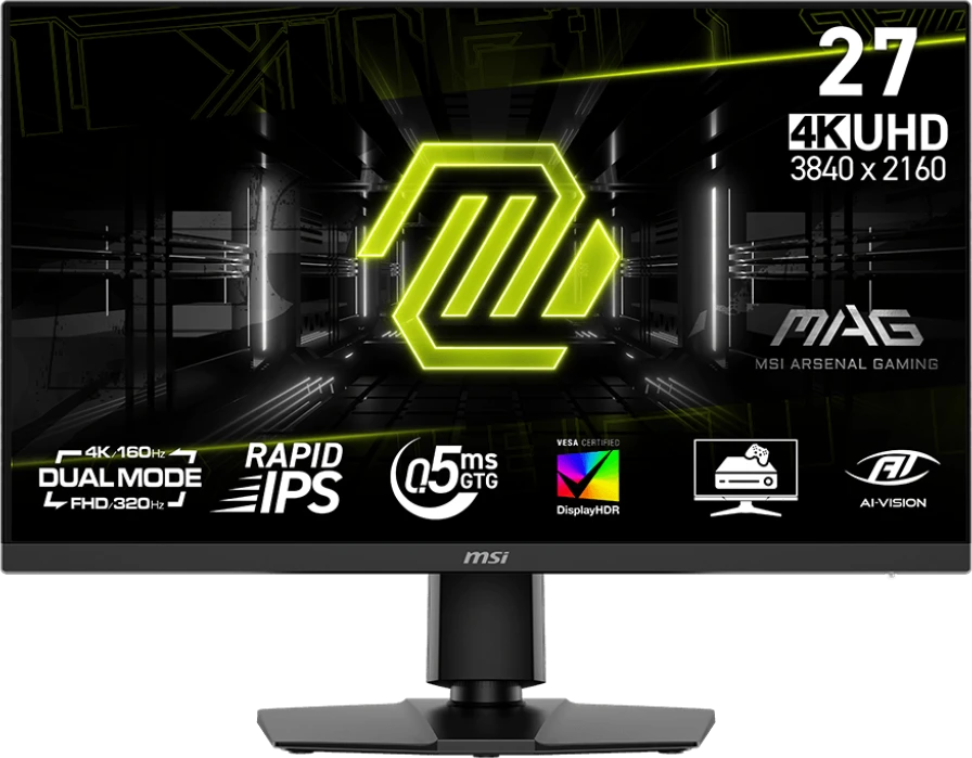 Монитор MSI MAG 272URDF E16 черный 27", 3840 x 2160 160 Гц, IPS