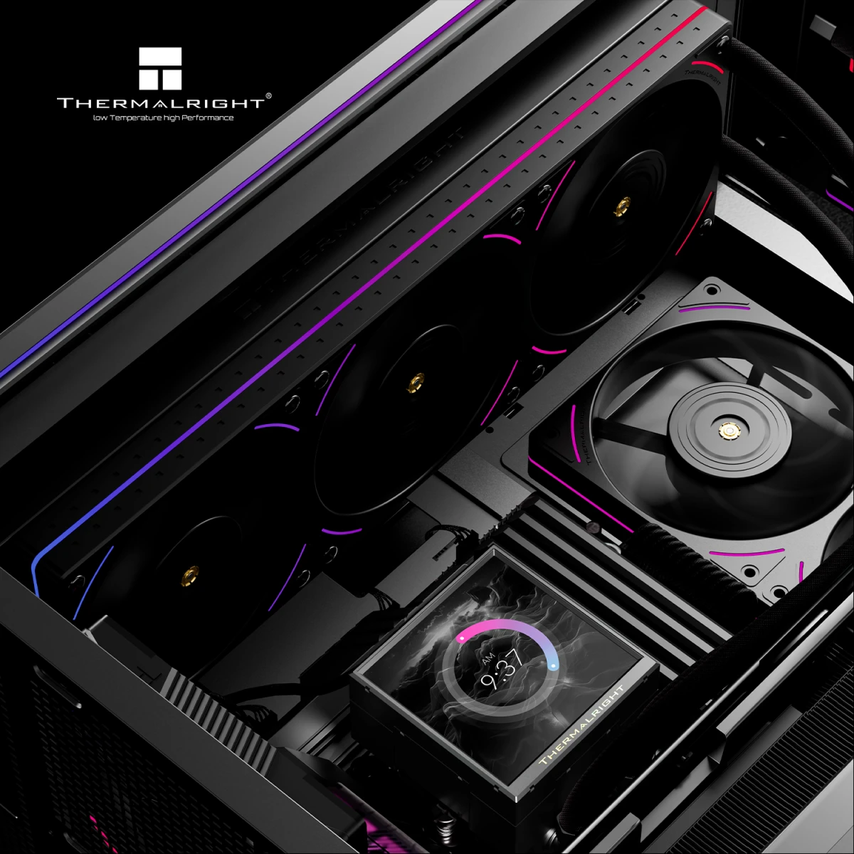 Система жидкостного охлаждения для процессора Thermalright Peerless Vision 360 UB ARGB Black (TRPV360UBAB)