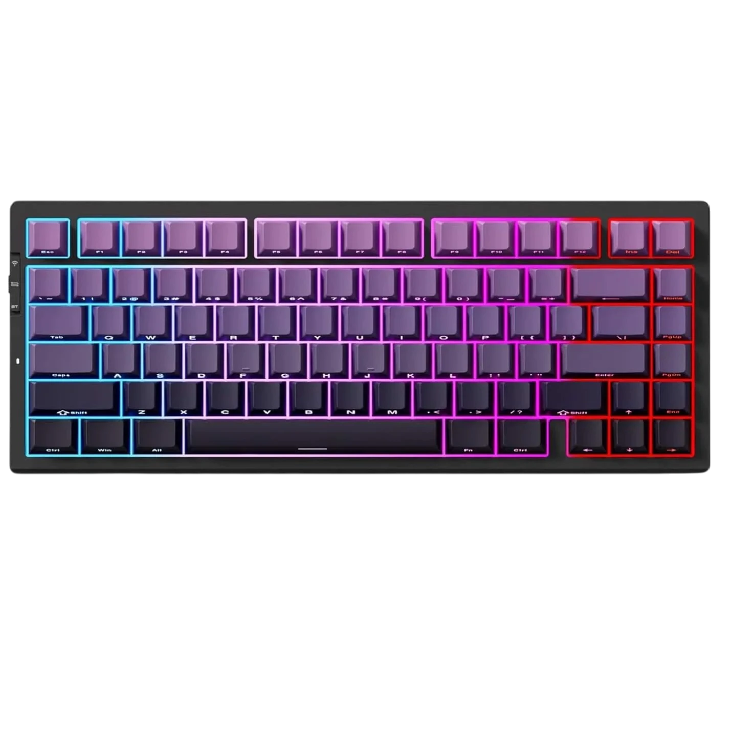 Фото - Механическая беспроводная клавиатура MCHOSE G75 PRO цвет-градиент фиолетовый, русская раскладка