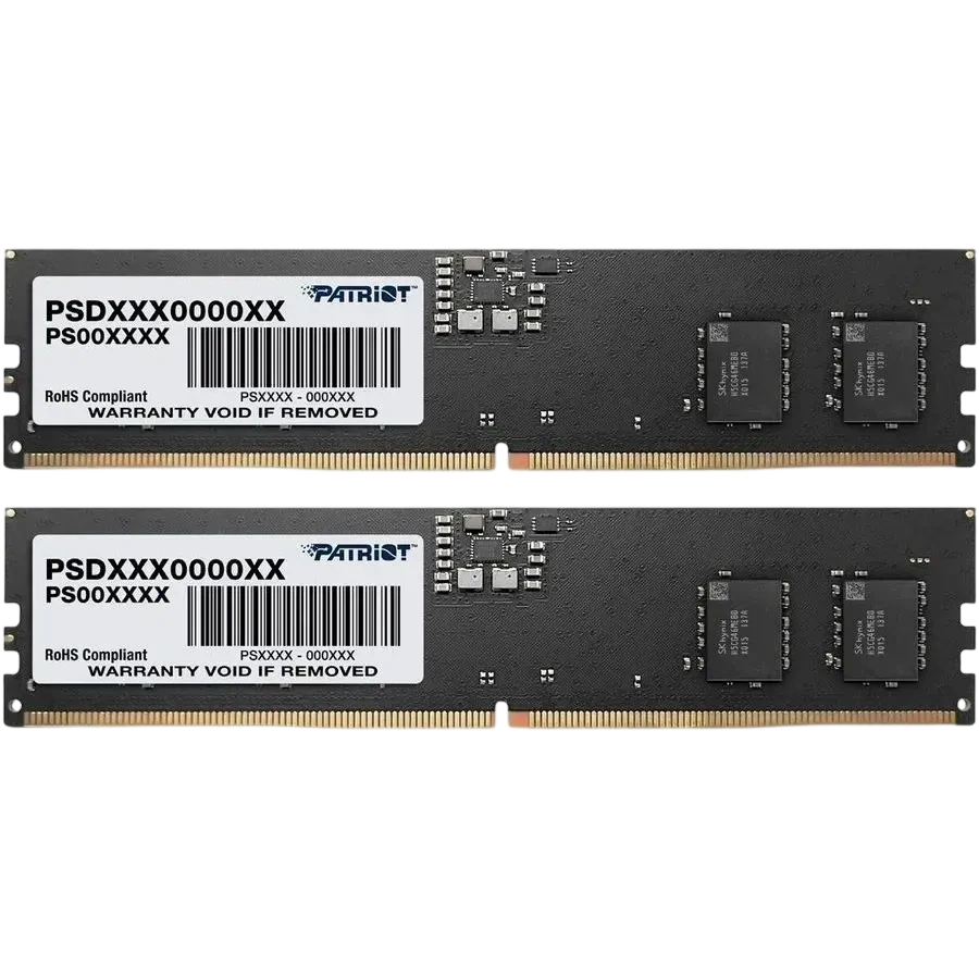 Оперативная память DDR5 32 ГБ 4800 МГц Patriot  (PSD532G4800K) модулей 2 шт. купить по выгодной цене! 