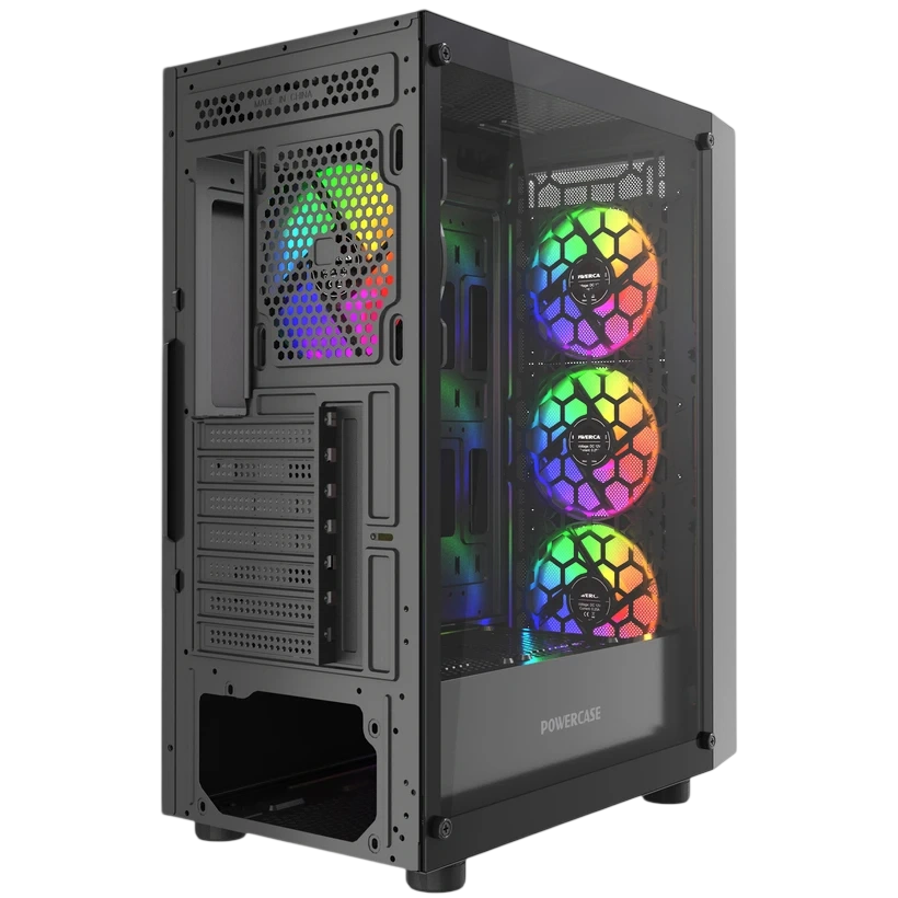 Компьютерный корпус Powercase Mistral EA19 TG ARGB Black (CMAEA19-A4)
