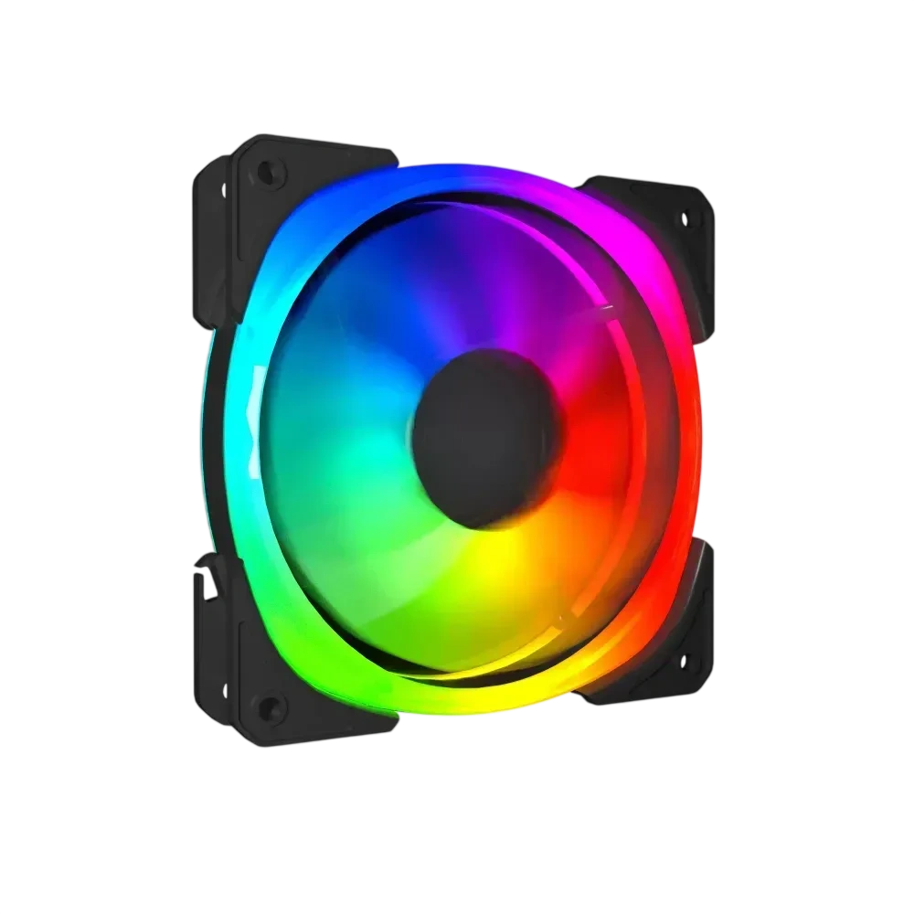 Вентилятор для корпуса Powercase ARGB Black (M21-12 ARGB) PWM Bulk купить по выгодной цене! 