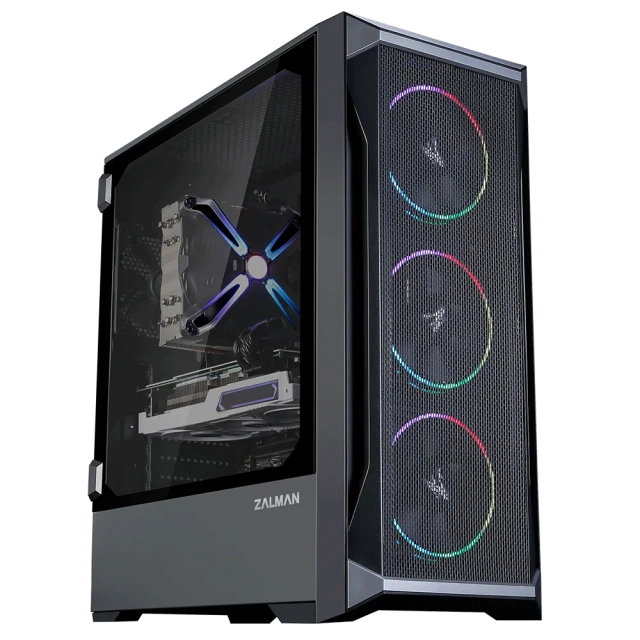 Компьютерный корпус ATX ZALMAN Z8 MS (USB + 2xUSB 3.0, 2xAudio, 4x120мм FAN, без БП) купить! 