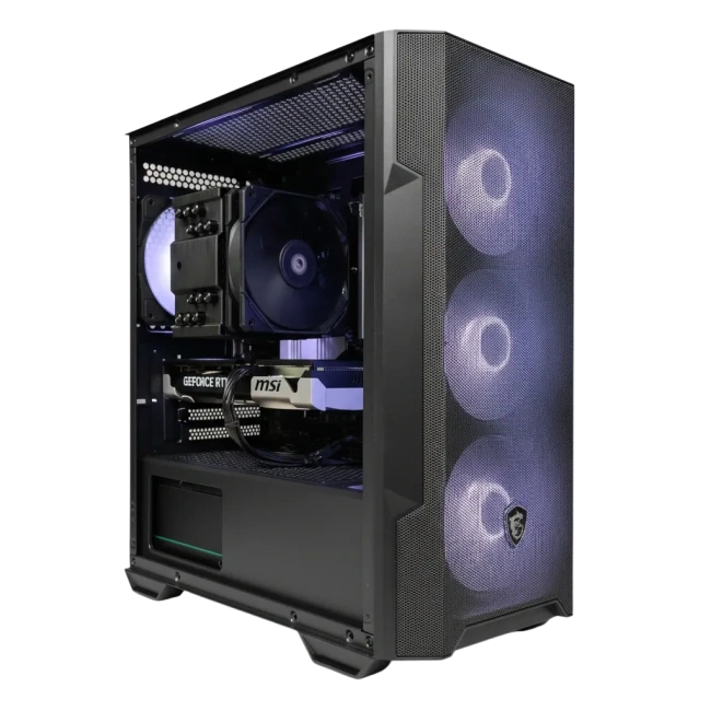 Игровой компьютер 991675 (Ryzen 5 7400F 3.7 ГГц/AMD B650/32 ГБ 6.0 ГГц/1024 SSD/RTX 5050 8 ГБ/Wi-Fi/650W/MSI MAG FORGE M100R ARGB) - купить по выгодной цене!