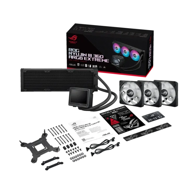 Система водяного охлаждения ASUS ROG RYUJIN III 360 ARGB EXTREME (90RC0131-M0EAY0) купить! 