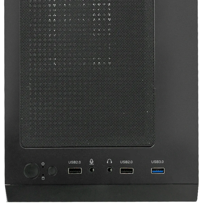 Компьютерный корпус XASTRA A307M 2BK SI Black (A307M-2FC12BK-SI) купить! 