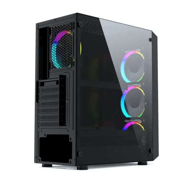 Компьютерный корпус Powercase Mistral X4 MESH LED CMIXB-L4 Black купить! 
