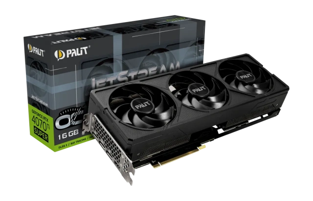 Видеокарта Palit GeForce RTX 4070 Ti SUPER JetStream OC (NED47TSS19T2-1043J) купить! 