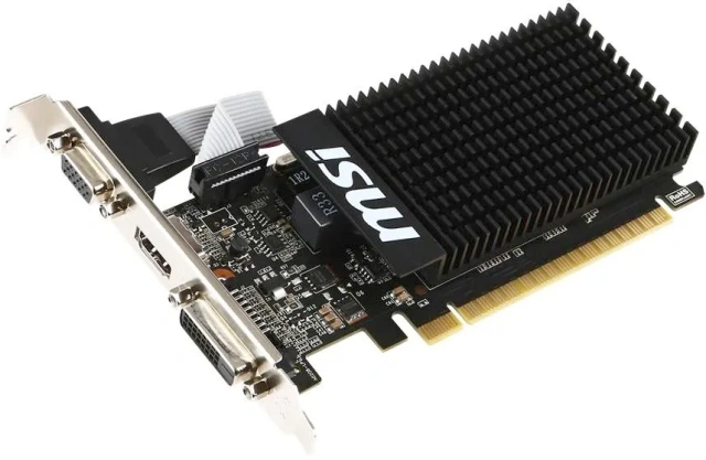 Видеокарта GeForce GT710 MSI 2Gb (GT 710 2GD3H LP) купить! 
