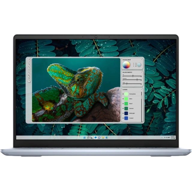 Ноутбук Dell Inspiron 14 Plus 7441 (Snapdragon X Elite/14" 2240x1400, Touch/32Gb/1Tb SSD/Qualcomm Adreno GPU/Win 11 Home) Ice Blue - фото