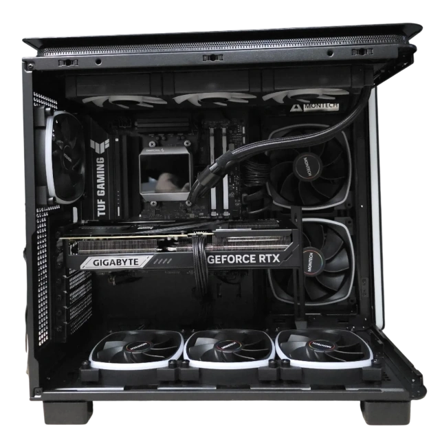 Игровой компьютер 989534 (Ryzen 5 7600X3D 4,1 ГГц/AMD B850/32 ГБ DDR5 6 ГГц/1024 ГБ SSD/RTX 5070 12 ГБ/Wi-Fi/750W/Montech KING 95 PRO ARGB Black) - купить по выгодной цене!