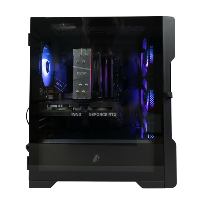 Игровой компьютер 989903 (Core i5-13400F 2.5 ГГц/Intel B760/32 ГБ DDR4 3.2 ГГц/1024 ГБ SSD/RTX 4060 Ti 8 ГБ/Wi-Fi/800W/1STPLAYER TRILOBITE T3 ARGB Black TG Black) - купить по выгодной цене!