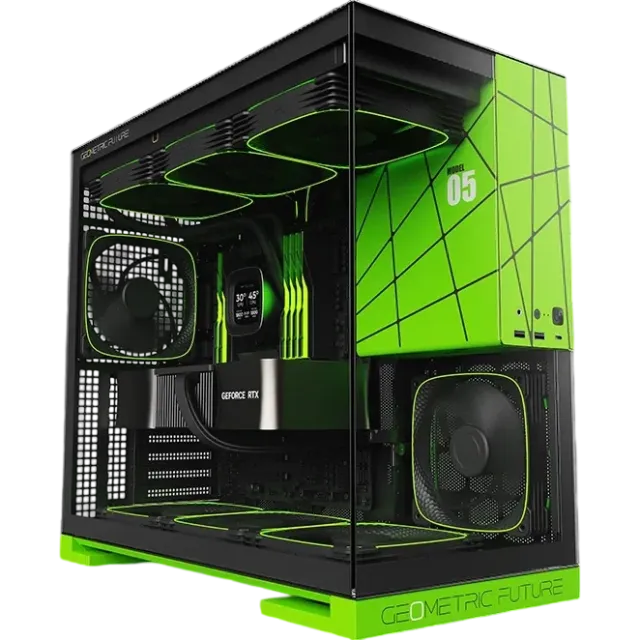 Компьютерный корпус Geometric Future Model 5 NV Style ARGB Limited Edition with fans (1AM5WKNV01100) купить! 