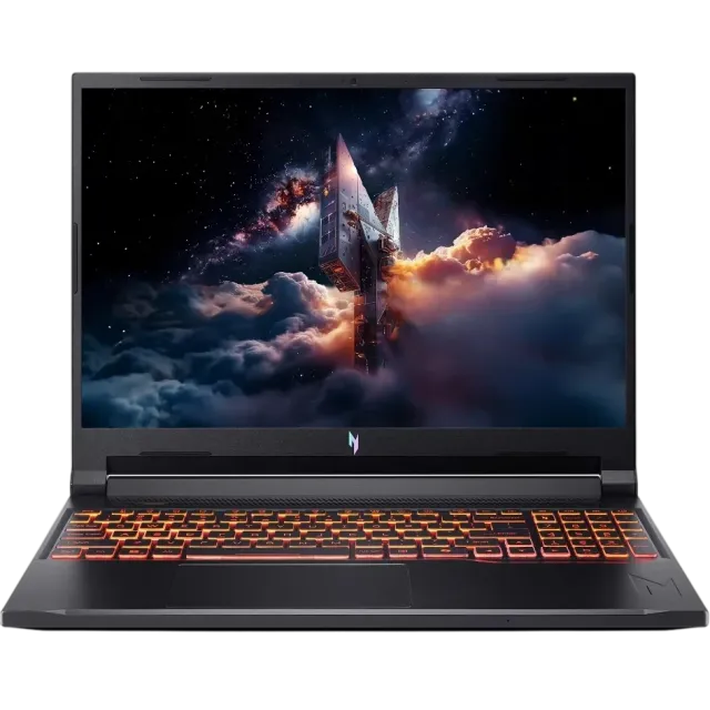 Ноутбук Acer Nitro V 16 AI ANV16-42-R309 (AMD Ryzen 5 240/16" 1920x1200/16Gb/512Gb SSD/NVIDIA GeForce RTX 5050 8Gb/Win 11 Home) Black - фото