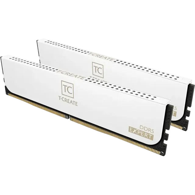 Оперативная память DDR5 64 Gb 6400 MHz Team Group T-CREATE Expert White (CTCWD564G6400HC34BDC01) купить! 