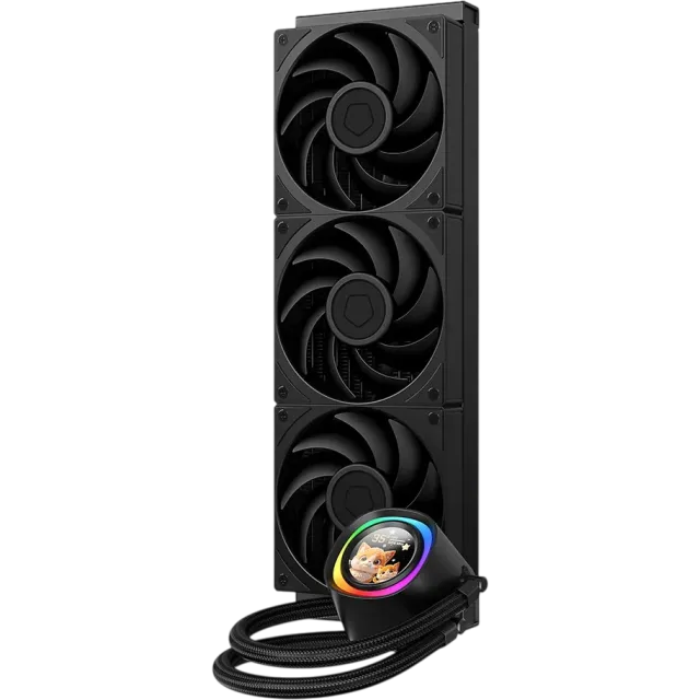 Система водяного охлаждения ID-COOLING FX360 LCD PE ARGB Black купить! 