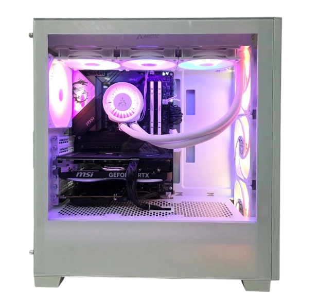 Игровой компьютер 990276 (Core Ultra 5 245KF 4,2 ГГц/Intel Z890/32 ГБ DDR5 6 ГГц/1024 ГБ/RTX 5070 Ti 16 ГБ/Wi-Fi/750W/Phanteks 523 XT PRO ULTRA Matte TG RGB White) - купить по выгодной цене!