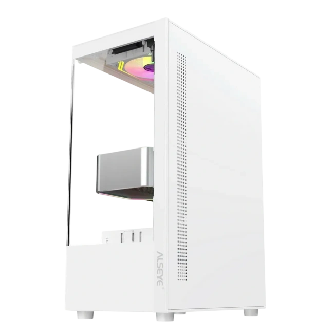 Компьютерный корпус ALSEYE Spider-W (5 fans ARGB) TG White купить! 