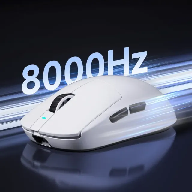 Мышь беспроводная mchose A7 PRO, радиоканал/bluetooth, 8KHz, розовая