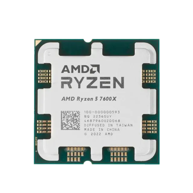 Процессор AMD Ryzen 5 7600X (4.7 ГГц - 5.3 ГГц / AM5 / кол-во ядер: 6  / TDP 105 Вт), OEM купить! 