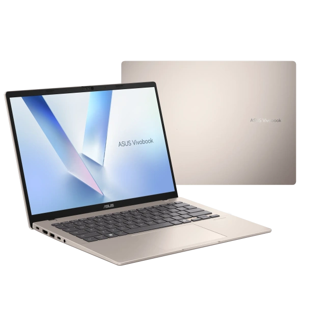 Ноутбук Asus VivoBook 14 M1407KA-PS74 (AMD Ryzen AI 7 350/14.5" 1920x1200/16Gb/512Gb SSD/Win 11 Home) Gold - фото