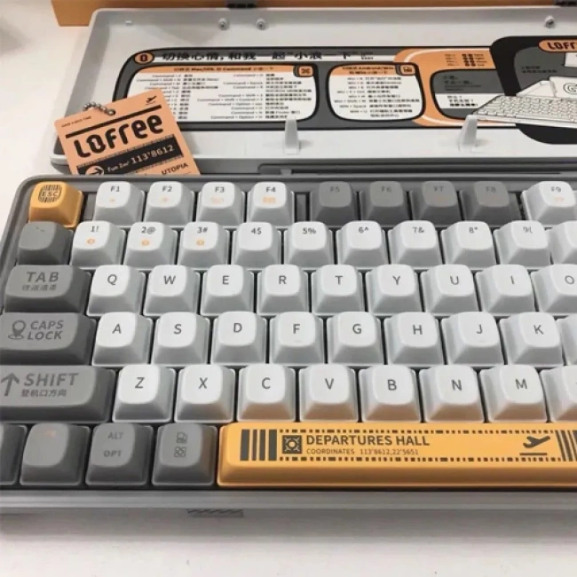 Фото - Механическая клавиатура LOFREE OE901 white bluetooth noRU