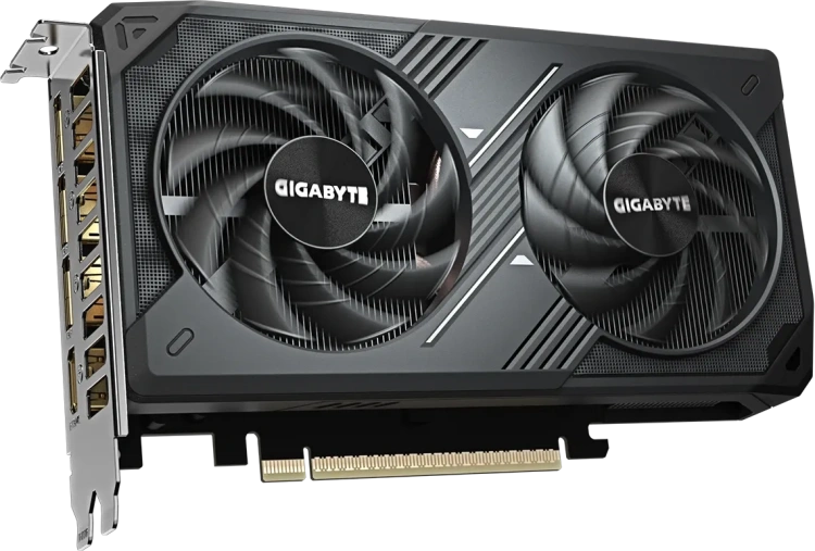 Видеокарта Gigabyte GeForce RTX 5060  WINDFORCE MAX OC 8Gb (GV-N5060WF2MAX OC-8GD), Retail купить! 